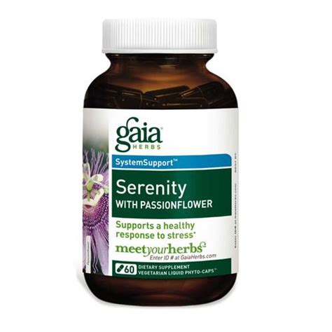 gaia herbs serenity with passionflower
